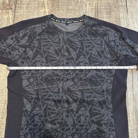 Mediheal Japanese Workman Crystal Long-Sleeve Shirt Black Gray Men's Size 3L - Picture 2 of 6